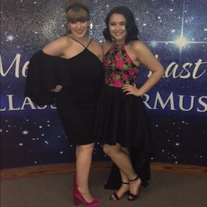 Rose High Low Formal Dress